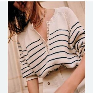 Sezane leotine sweater